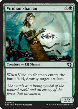 Viridian Shaman - Magic: The Gathering - EvI Near Mint Japonés