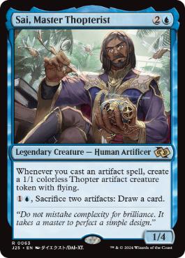Sai, Master Thopterist - Magic: The Gathering - J25 Near Mint Inglés