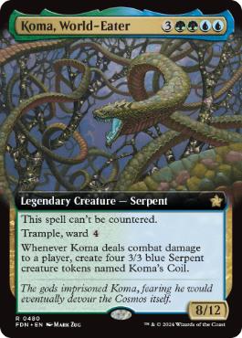 Koma, World-Eater - Magic: The Gathering - FDN-BF Near Mint Inglés