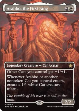 Arahbo, the First Fang - Magic: The Gathering - FDN-BF Near Mint Inglés