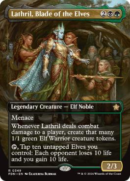 Lathril, Blade of the Elves - Magic: The Gathering - FDN-BF Near Mint Inglés