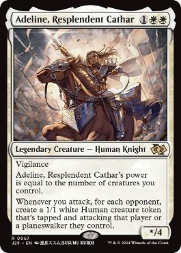 Adeline, Resplendent Cathar - Magic: The Gathering - J25 Near Mint Inglés