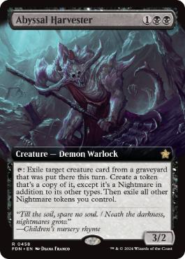 Abyssal Harvester - Magic: The Gathering - FDN-BF Near Mint Inglés