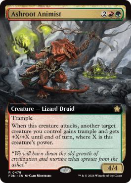 Ashroot Animist - Magic: The Gathering - FDN-BF Near Mint Inglés