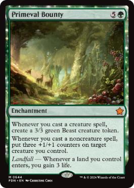 Primeval Bounty - Magic: The Gathering - FDN Near Mint Inglés