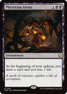 Phyrexian Arena - Magic: The Gathering - FDN Near Mint Inglés