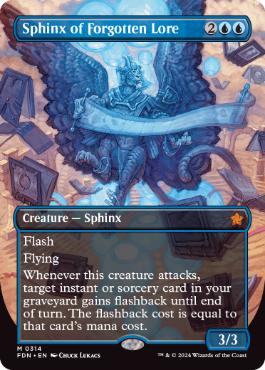Sphinx of Forgotten Lore - Magic: The Gathering - FDN-BF Near Mint Inglés
