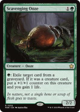 Scavenging Ooze - Magic: The Gathering - FDN Near Mint Inglés