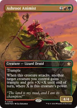 Ashroot Animist - Magic: The Gathering - FDN-BF Near Mint Inglés