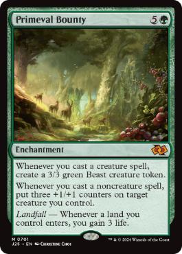 Primeval Bounty - Magic: The Gathering - J25 Near Mint Inglés