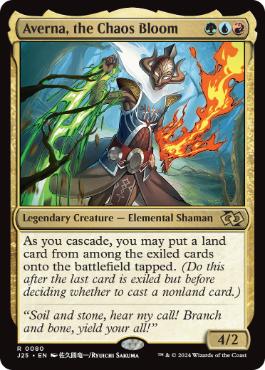 Averna, the Chaos Bloom - Magic: The Gathering - J25 Near Mint Inglés