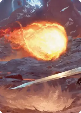 【Art Card】Duelist's Flame - Magic: The Gathering - FIC Near Mint Japonés