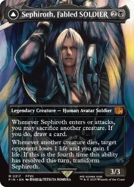Sephiroth, Fabled SOLDIER - Magic: The Gathering - FIN-BF Near Mint Inglés