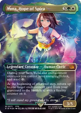 Yuna, Hope of Spira - Magic: The Gathering - FIN-BF Near Mint Inglés