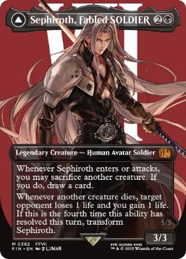 Sephiroth, Fabled SOLDIER - Magic: The Gathering - FIN-BF Near Mint Inglés