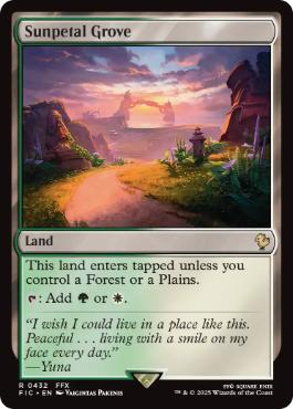 Sunpetal Grove - Magic: The Gathering - FIC Near Mint Inglés