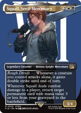 Squall, SeeD Mercenary - Magic: The Gathering - FIN-BF Near Mint Inglés