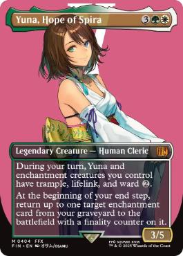 Yuna, Hope of Spira - Magic: The Gathering - FIN-BF Near Mint Inglés