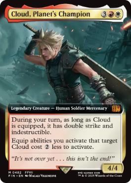 Cloud, Planet's Champion - Magic: The Gathering - FIN-BF Near Mint Inglés