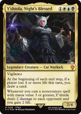 Y'shtola, Night's Blessed - Magic: The Gathering - FIC Near Mint Inglés