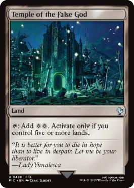 Temple of the False God - Magic: The Gathering - FIC Near Mint Inglés