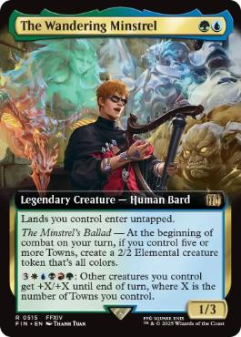 The Wandering Minstrel - Magic: The Gathering - FIN-BF Near Mint Inglés