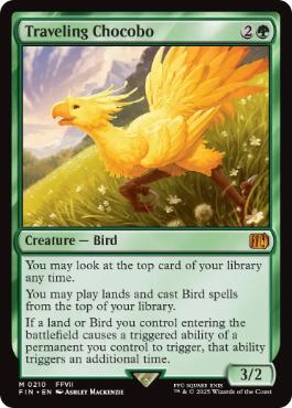 Traveling Chocobo - Magic: The Gathering - FIN Near Mint Inglés