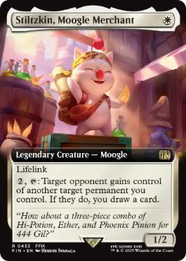 Stiltzkin, Moogle Merchant - Magic: The Gathering - FIN-BF Near Mint Inglés