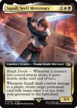Squall, SeeD Mercenary - Magic: The Gathering - FIN-BF Near Mint Inglés