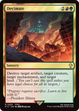 Decimate - Magic: The Gathering - FIC Near Mint Inglés