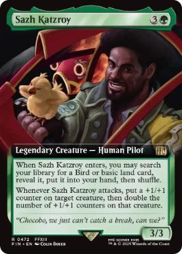 Sazh Katzroy - Magic: The Gathering - FIN-BF Near Mint Inglés
