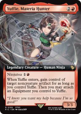 Yuffie, Materia Hunter - Magic: The Gathering - FIC Near Mint Inglés