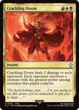 Crackling Doom - Magic: The Gathering - FIC Near Mint Inglés