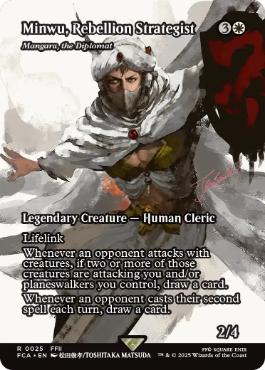 Minwu, Rebellion Strategist - Magic: The Gathering - FCA Near Mint Inglés