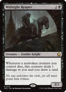 Midnight Reaper - Magic: The Gathering - FDC Near Mint Inglés