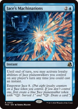 Jace's Machinations - Magic: The Gathering - FRA Near Mint Inglés
