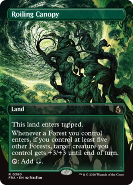 Roiling Canopy - Magic: The Gathering - FRA-BF Near Mint Inglés
