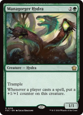 Managorger Hydra - Magic: The Gathering - FDC Near Mint Inglés