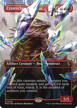 Craterclaw Colossus - Magic: The Gathering - FRA-BF Near Mint Inglés