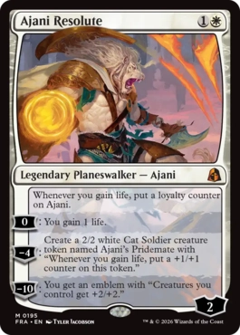 Ajani Resolute - Magic: The Gathering - FRA Near Mint Inglés