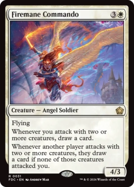 Firemane Commando - Magic: The Gathering - FDC Near Mint Inglés
