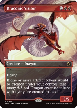 Draconic Visitor - Magic: The Gathering - FRA-BF Near Mint Inglés