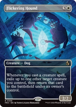 Flickering Hound - Magic: The Gathering - FRA-BF Near Mint Inglés