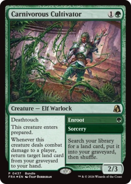 Carnivorous Cultivator - Magic: The Gathering - Bundle Promo Near Mint Inglés