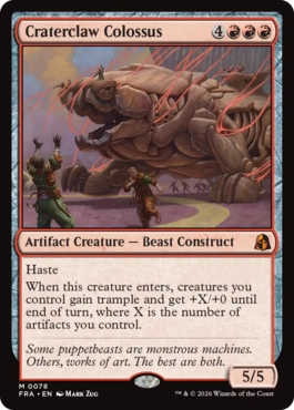 Craterclaw Colossus - Magic: The Gathering - FRA Near Mint Inglés