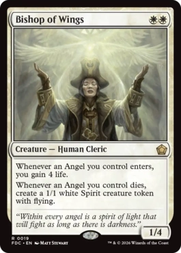 Bishop of Wings - Magic: The Gathering - FDC Near Mint Inglés