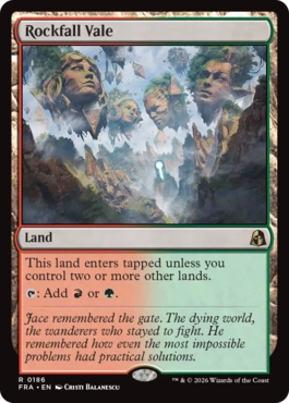Rockfall Vale - Magic: The Gathering - FRA Near Mint Inglés