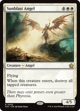 Sunblast Angel - Magic: The Gathering - FDC Near Mint Inglés