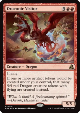 Draconic Visitor - Vista detallada 1 de Magic México | Hydra