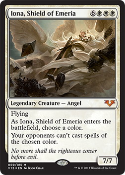 Iona, Shield of Emeria - Magic: The Gathering - FtV:Angels Near Mint Inglés